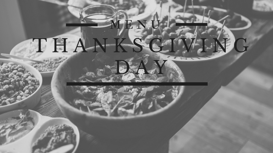 Thanksgiving Day Menu