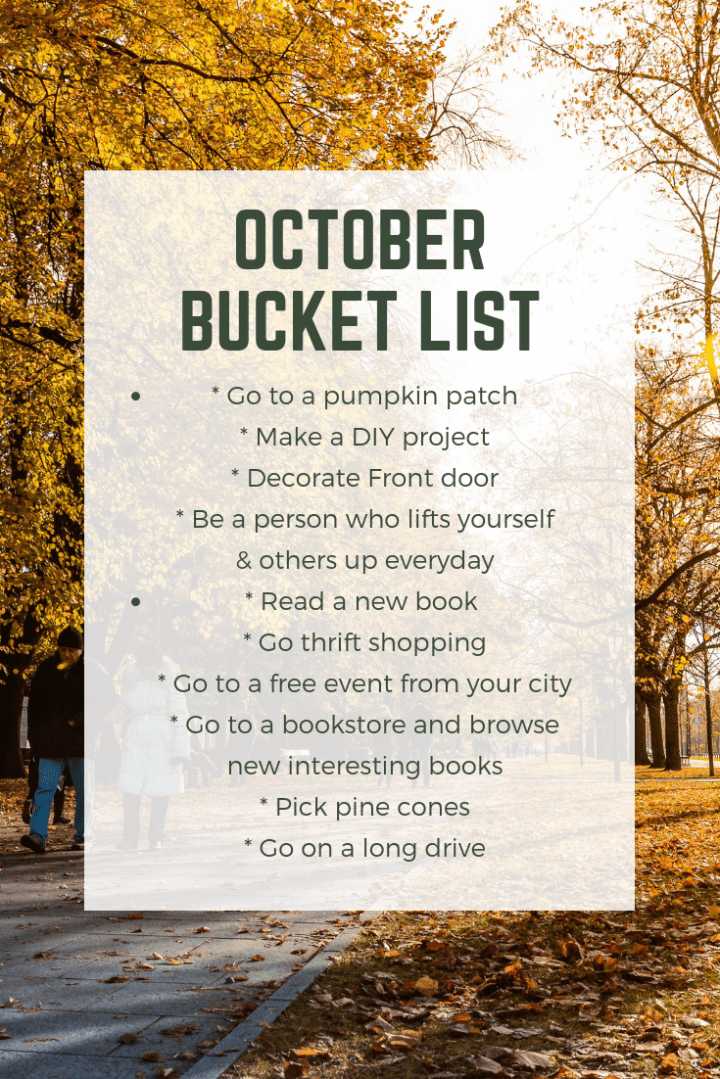October Bucket List copy